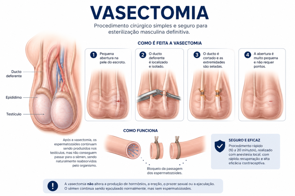 Vasectomia: como funciona, quem pode fazer e cuidados após o procedimento 5 como é feita a vasectomia