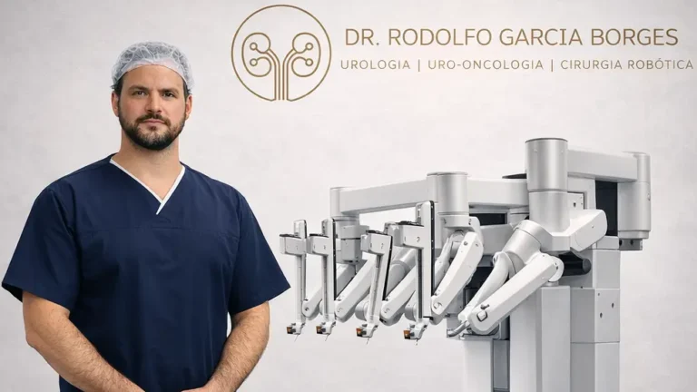 especialista em cirurgia robótica da próstata falando sobre o melhor tratamento para câncer de próstata.